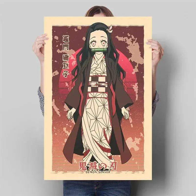 Demon Slayer Posters Anime Wall Art With Breath Techniques - ToylandEU