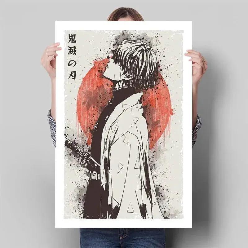  Demon Slayer Posters Anime Wall Art Breath Techniques -  ToylandEU™