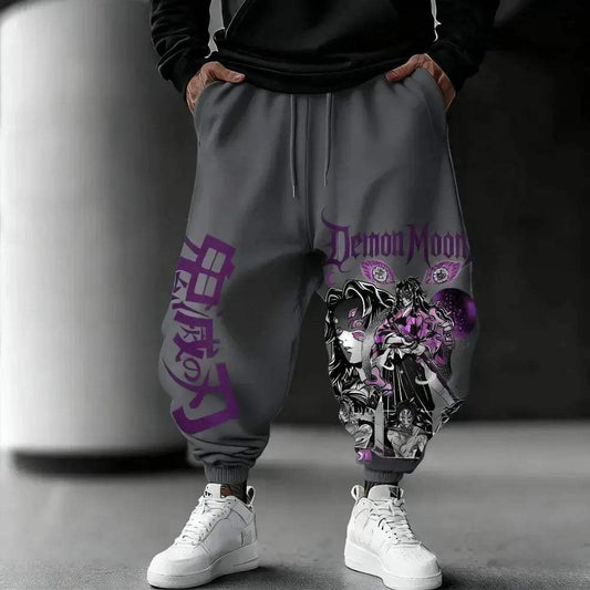 Demon Slayer Pure Cotton Cosplay Pants Unisex Harajuku Print - ToylandEU