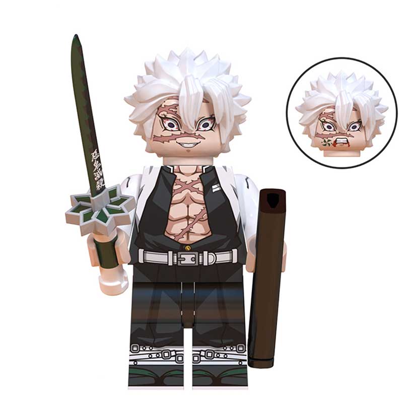 Demon Slayer Sanemi Minifigure | LEGO Compatible | Toylandeu™