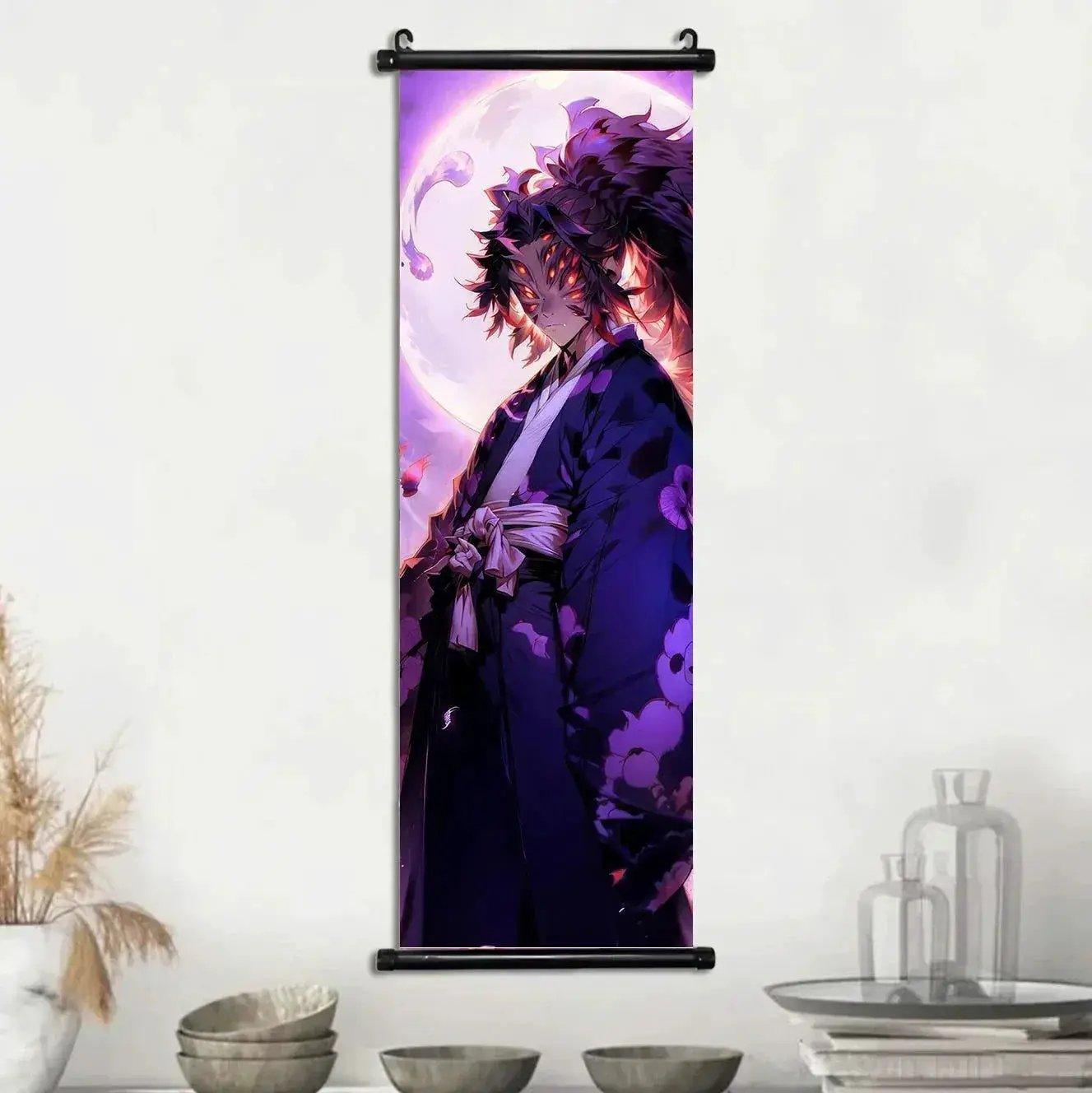  Demon Slayer Scroll Wall Art, Hashira Nezuko Agatsuma Zenitsu Inosuke Scroll Canvas Wall Hanging Painting Home Decor Anime Poster for Bedrooms -  ToylandEU™