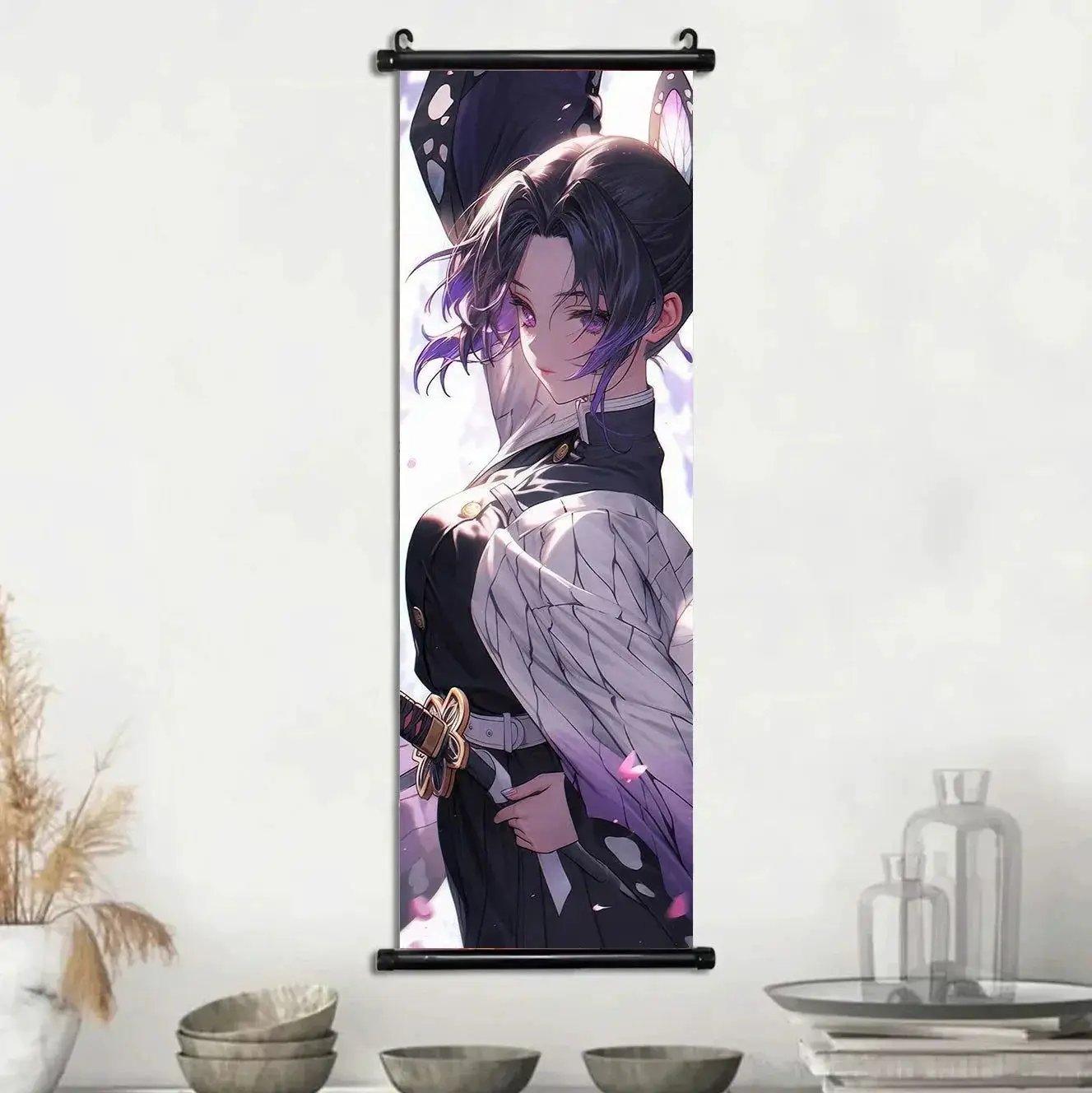  Demon Slayer Scroll Wall Art, Hashira Nezuko Agatsuma Zenitsu Inosuke Scroll Canvas Wall Hanging Painting Home Decor Anime Poster for Bedrooms -  ToylandEU™