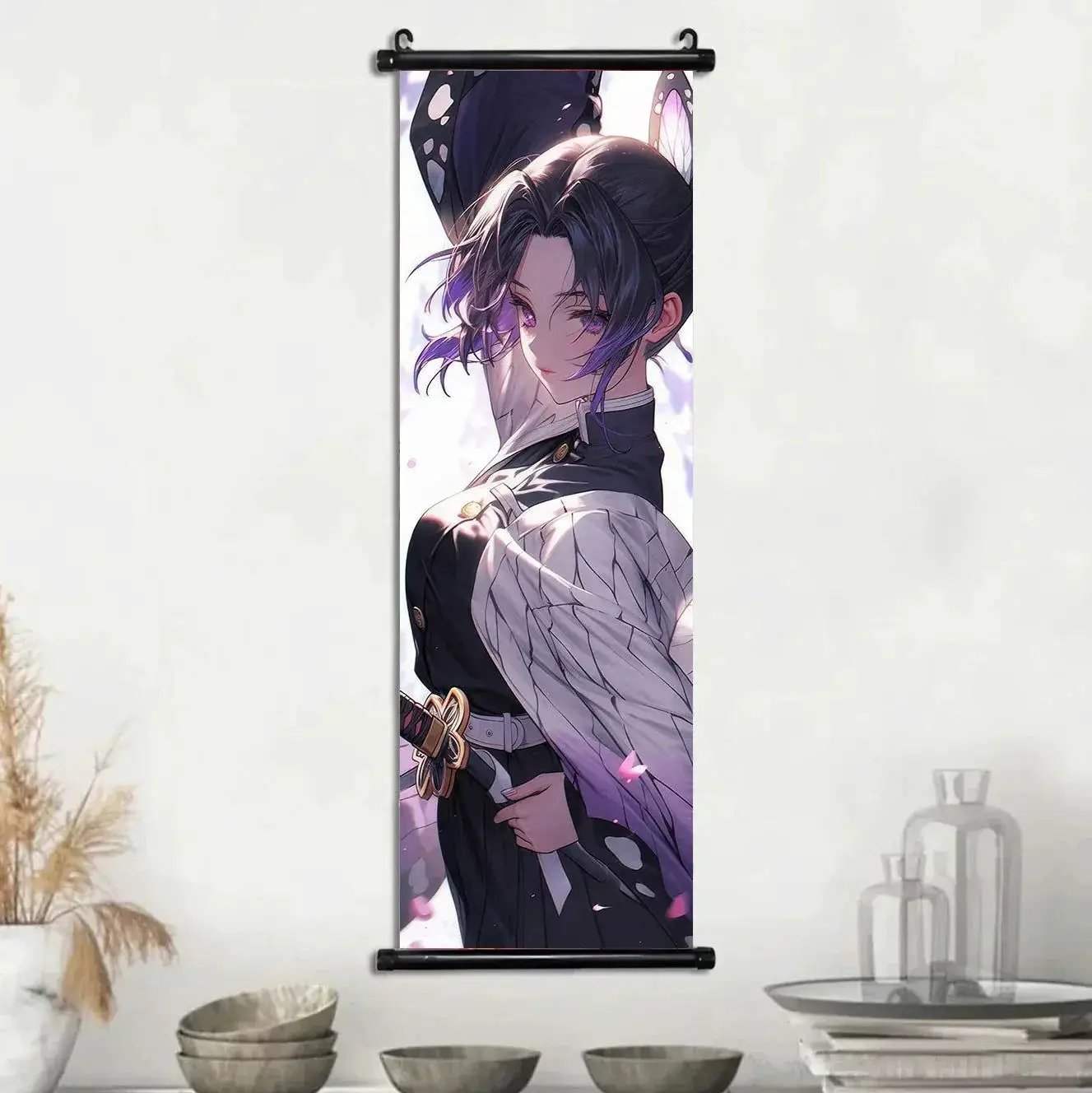 Demon Slayer Scroll Wall Art Premium Canvas Bedroom Decor - ToylandEU