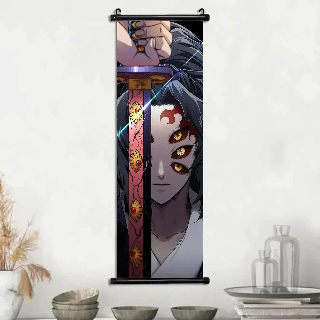 Demon Slayer Scroll Wall Art Premium Canvas Bedroom Decor - ToylandEU