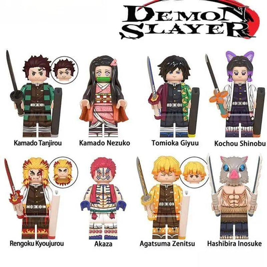  Demon Slayer LEGO Minifigures Set of 8 Authentic Detail -  ToylandEU™