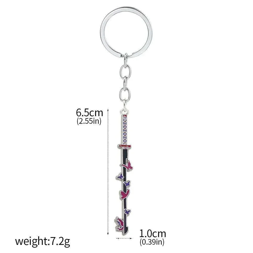 Demon Slayer Sword Keychain Collectible Detailed Design 