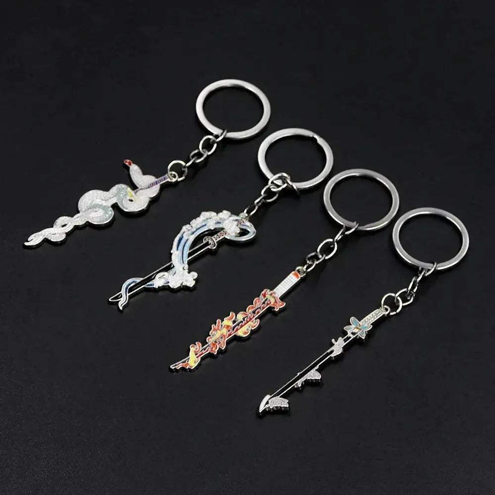 Demon Slayer Sword Keychains, Anime Kimetsu no Yaiba Tomioka Weapon Key Chains Accessories - ToylandEU