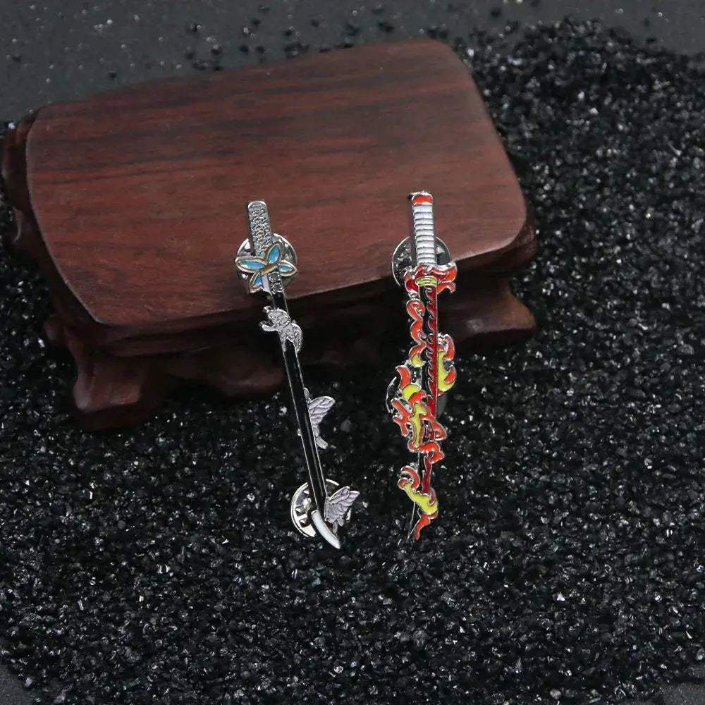 Demon Slayer Sword Keychains, Anime Kimetsu no Yaiba Tomioka Weapon Key Chains Accessories - ToylandEU