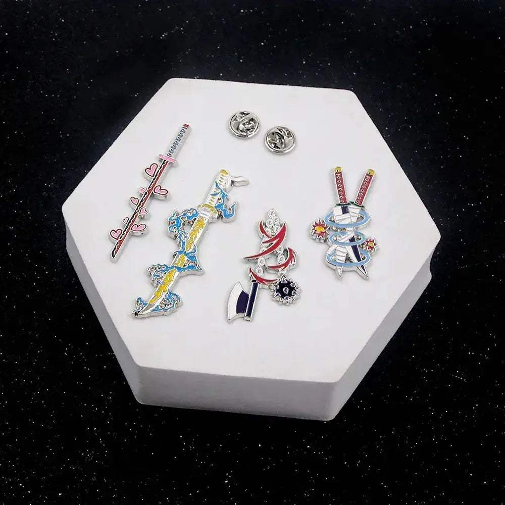 Demon Slayer Sword Keychains, Anime Kimetsu no Yaiba Tomioka Weapon Key Chains Accessories - ToylandEU