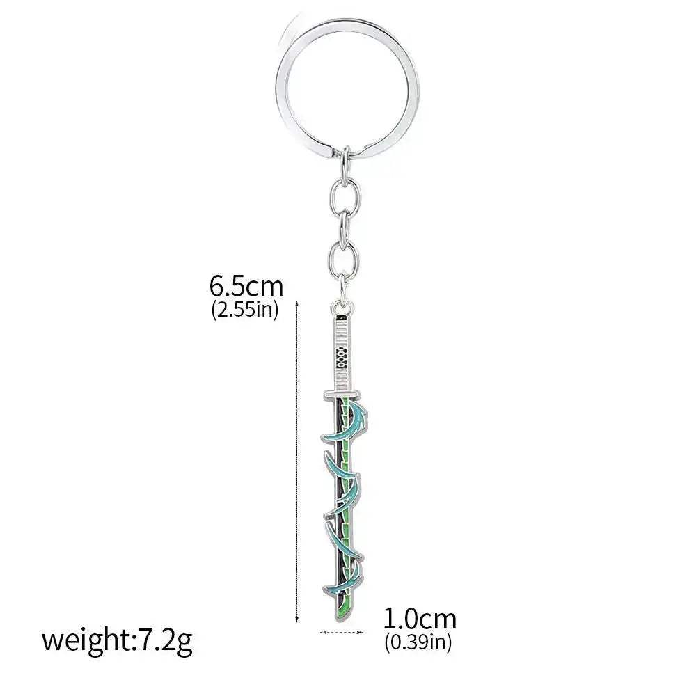 Demon Slayer Sword Keychains, Anime Kimetsu no Yaiba Tomioka Weapon Key Chains Accessories - ToylandEU