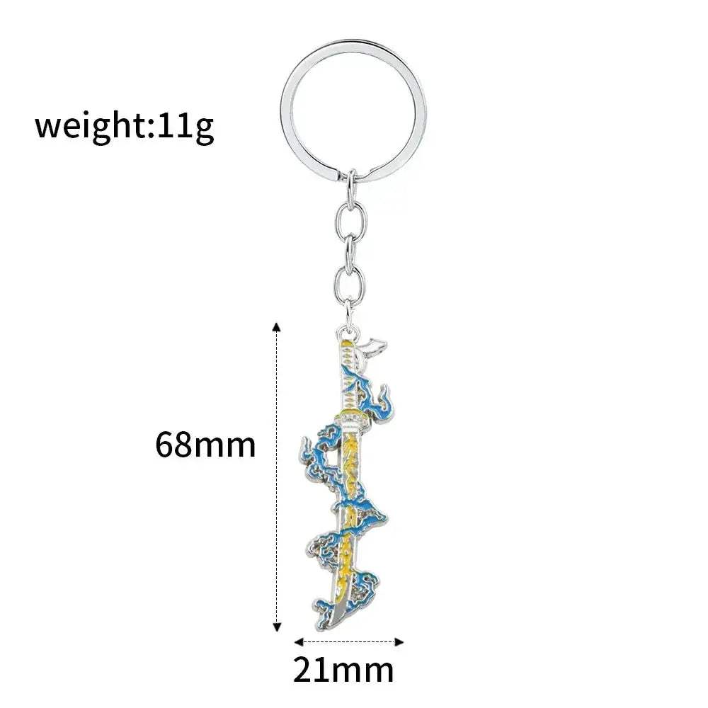 Demon Slayer Sword Keychains, Anime Kimetsu no Yaiba Tomioka Weapon Key Chains Accessories - ToylandEU