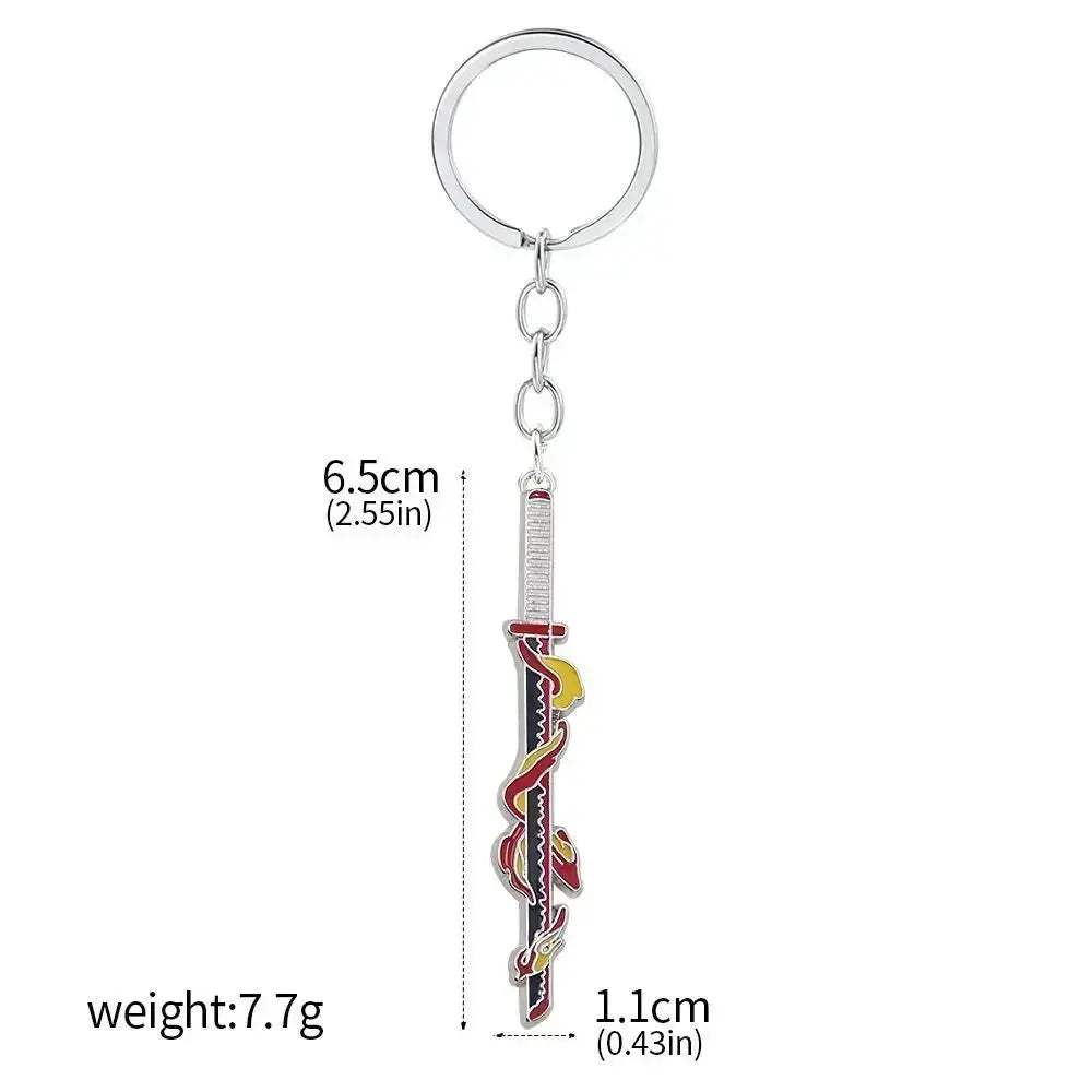 Demon Slayer Sword Keychains, Anime Kimetsu no Yaiba Tomioka Weapon Key Chains Accessories - ToylandEU