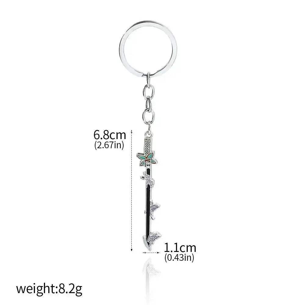 Demon Slayer Sword Keychains, Anime Kimetsu no Yaiba Tomioka Weapon Key Chains Accessories - ToylandEU
