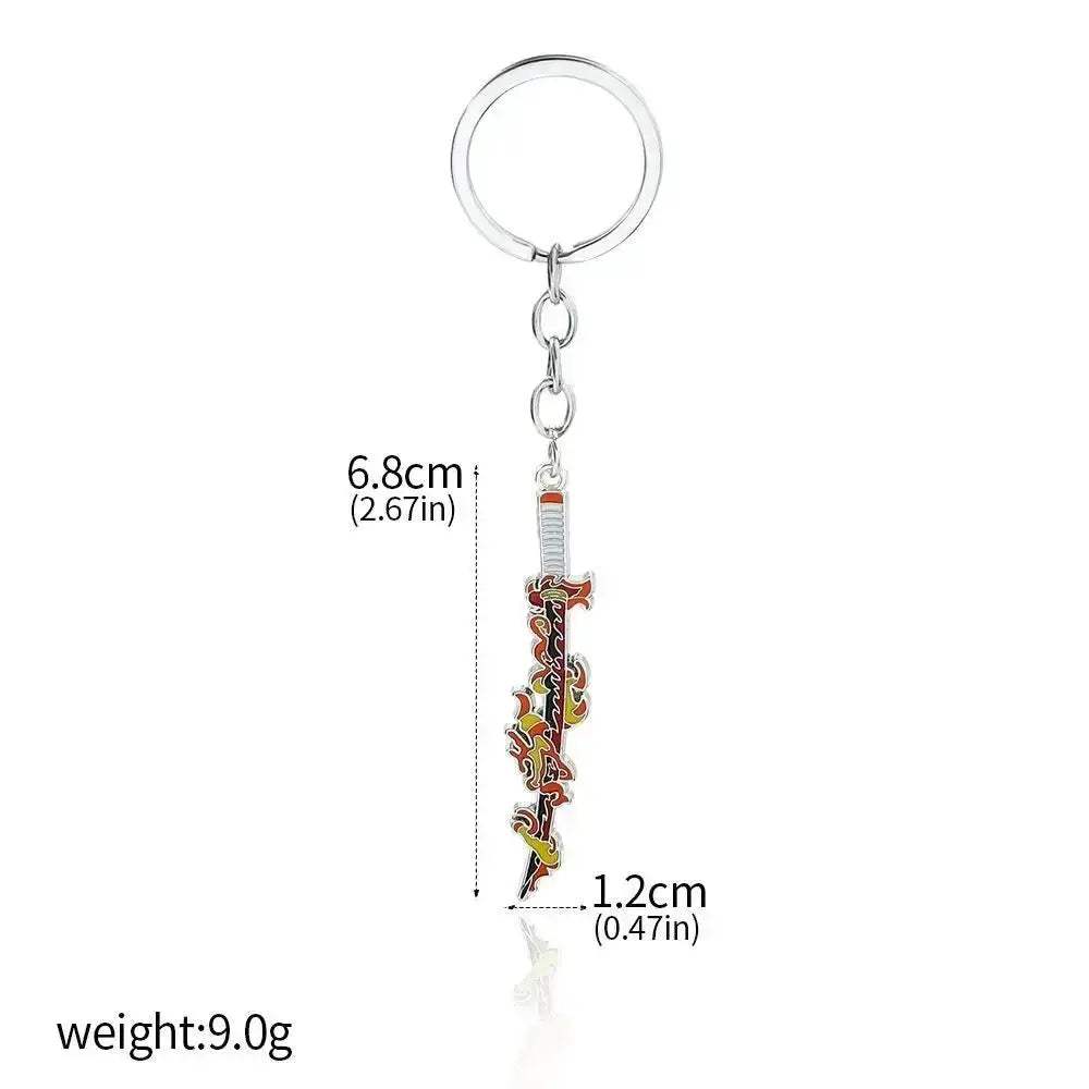 Demon Slayer Sword Keychains, Anime Kimetsu no Yaiba Tomioka Weapon Key Chains Accessories - ToylandEU