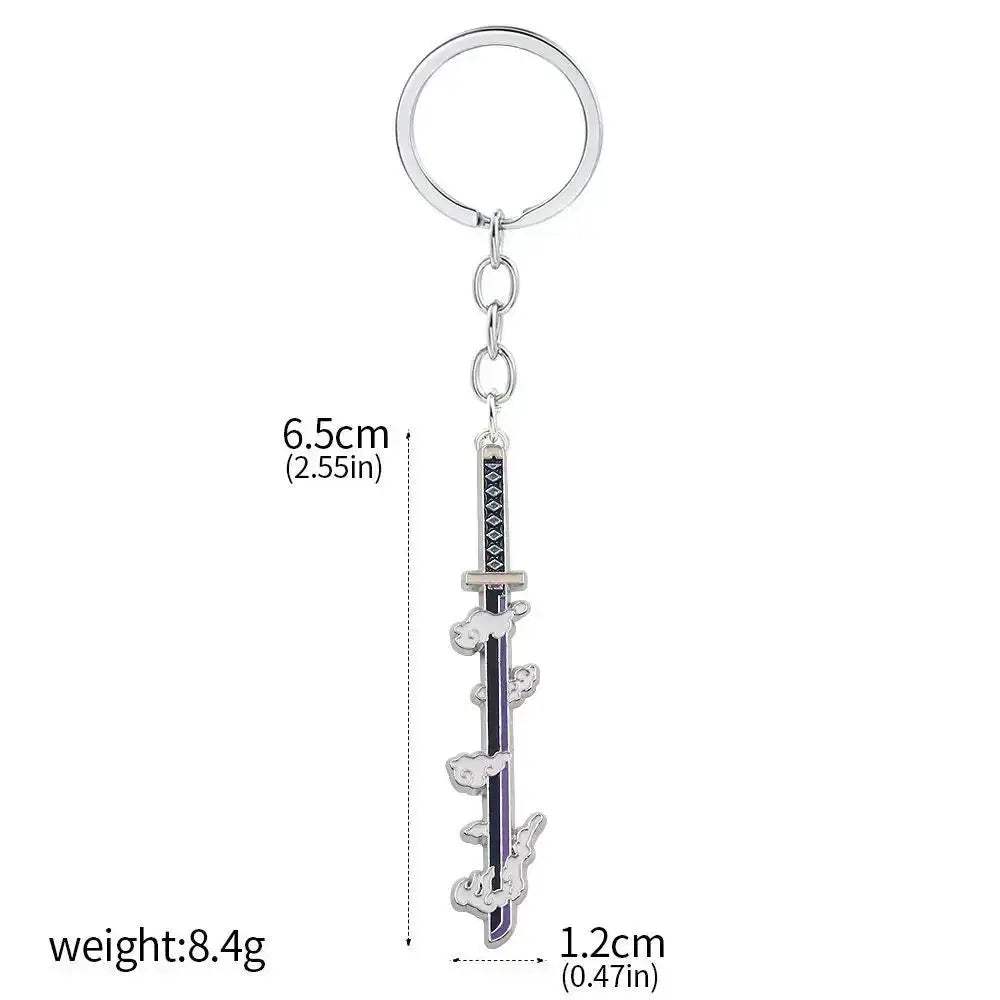 Demon Slayer Sword Keychains, Anime Kimetsu no Yaiba Tomioka Weapon Key Chains Accessories - ToylandEU