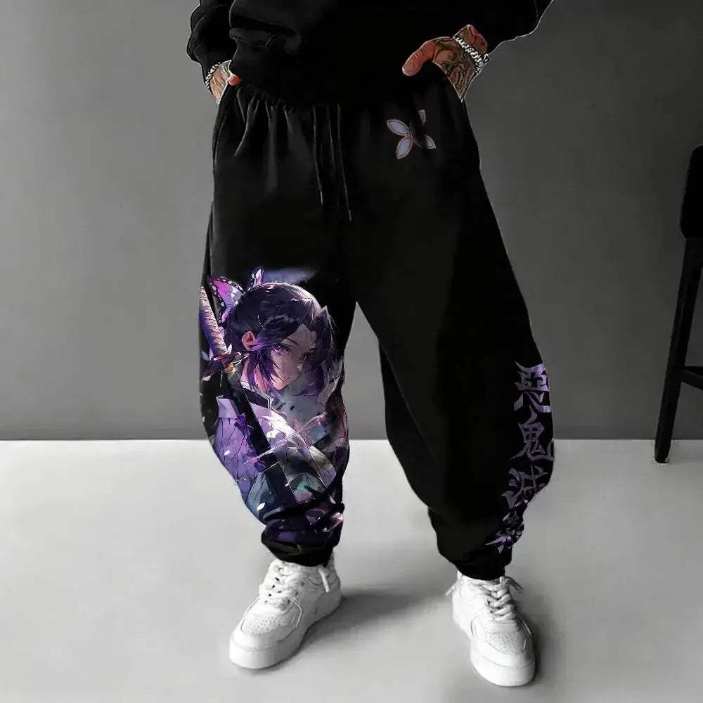 Demon Slayer Unisex Harajuku Pure Cotton Anime Pants - ToylandEU