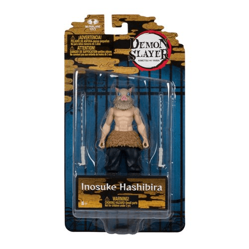 Demon Slayer Wave 4 Inosuke Hashibira Season 2 Action Figure | 5 Inch Scale | Season 2 Design | Anime Collectors