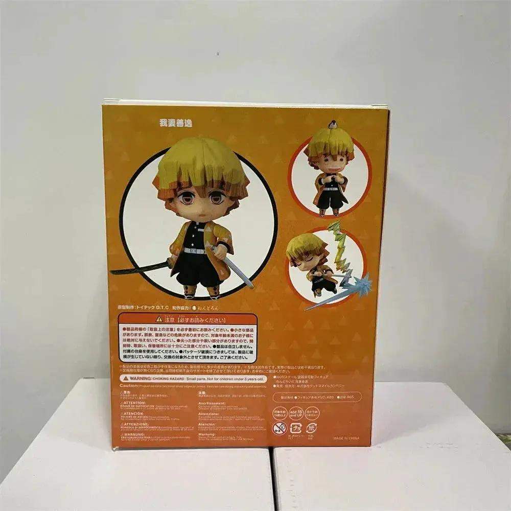 Demon Slayer Mini Anime Figurines, Inosuke, Tanjirou, Nezuko, Zenitsu, Giyuu, Regoukou, Tengen, Cute Kawaii Chibi Kimetsu no Yaiba 10 cm - CLOUDANIMESTUDIO