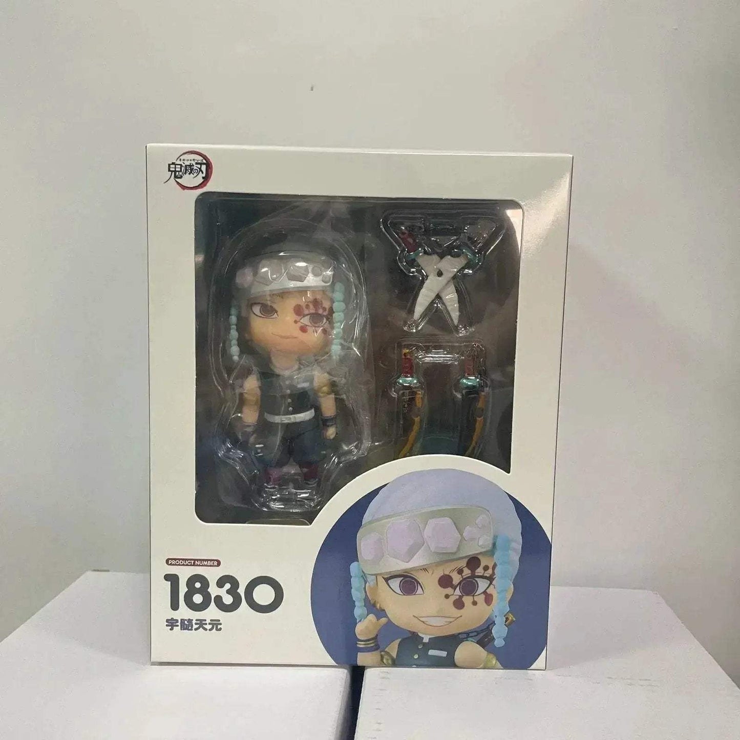Demon Slayer Mini Anime Figurines, Inosuke, Tanjirou, Nezuko, Zenitsu, Giyuu, Regoukou, Tengen, Cute Kawaii Chibi Kimetsu no Yaiba 10 cm - CLOUDANIMESTUDIO
