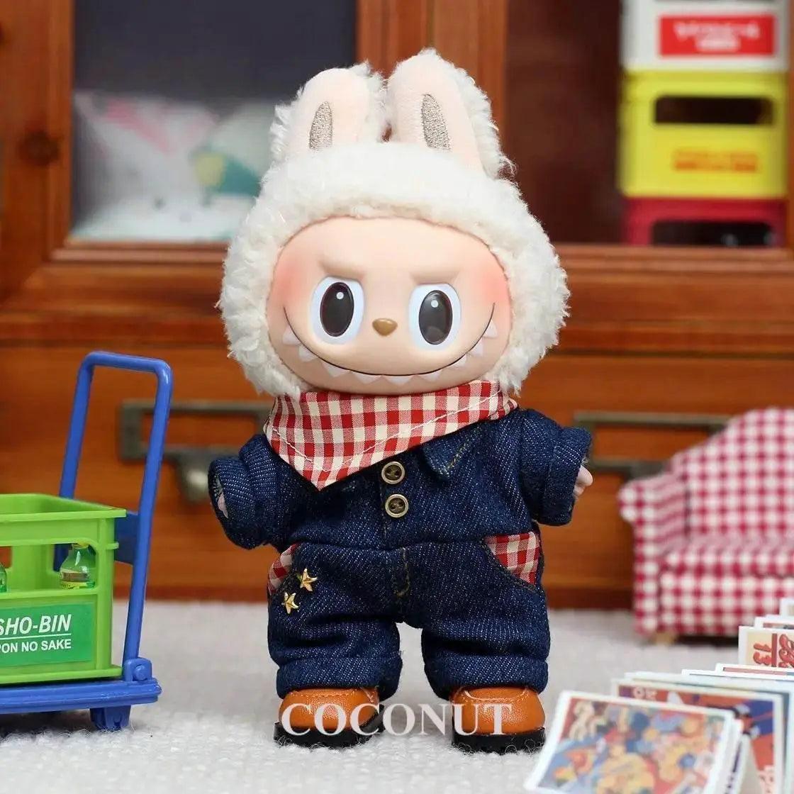  Denim Suit Mini Clothes For Ropa Labubu Jumpsuit Set -  ToylandEU™