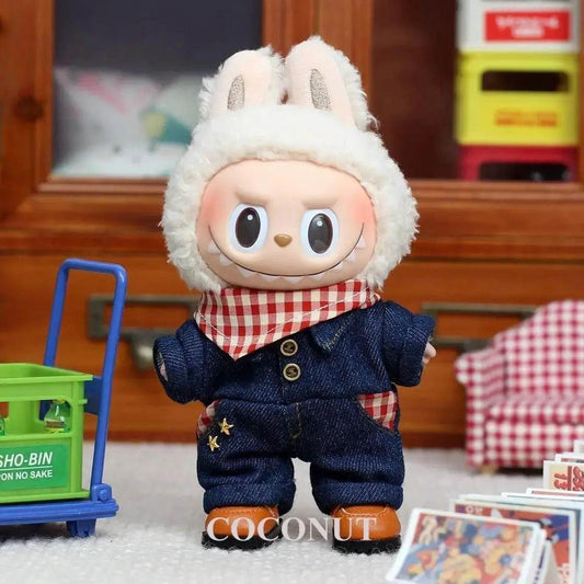  Denim Suit Mini Clothes For Ropa Labubu Jumpsuit Set -  ToylandEU™