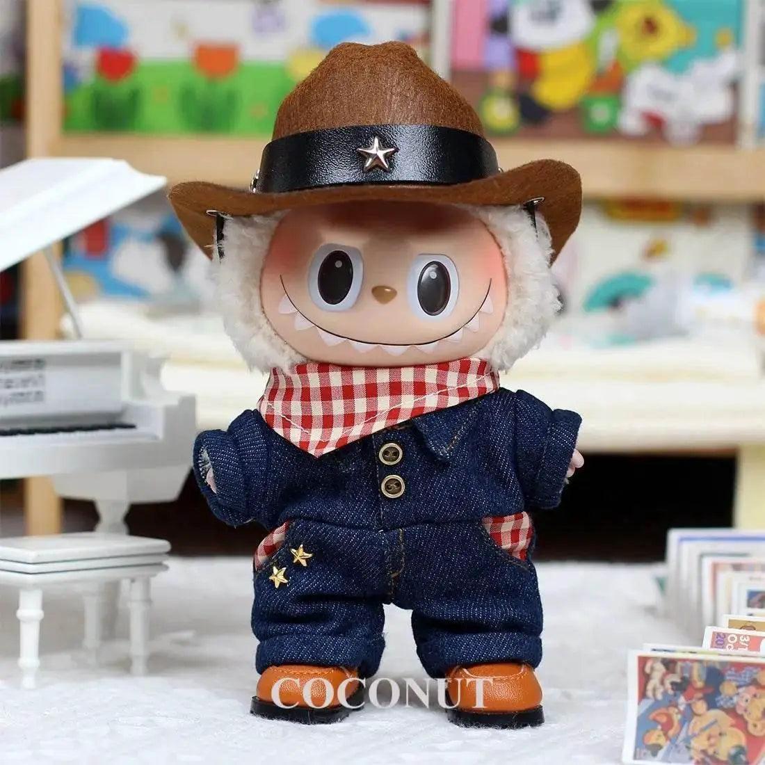  Denim Suit Mini Clothes For Ropa Labubu Jumpsuit Set -  ToylandEU™