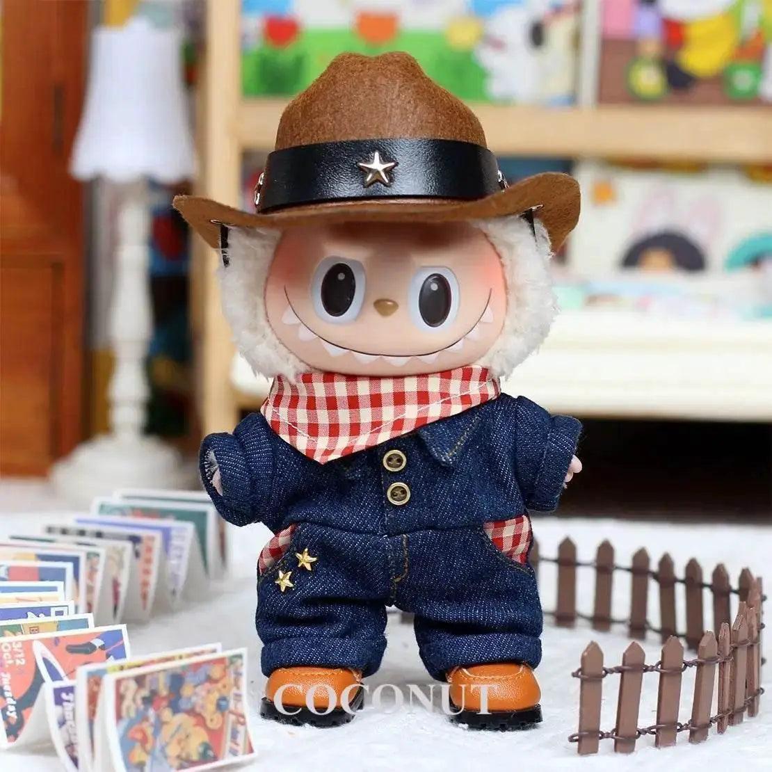  Denim Suit Mini Clothes For Ropa Labubu Jumpsuit Set -  ToylandEU™