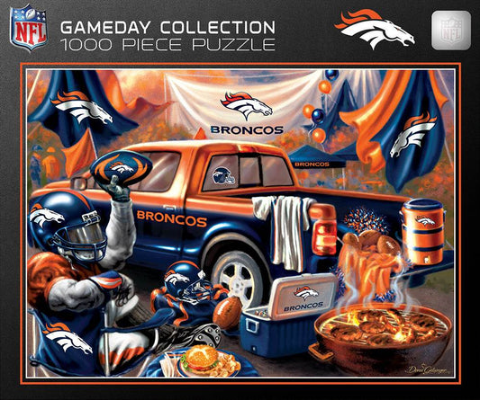 Denver Broncos 1000 Piece Gameday Puzzle By MasterPieces - ToylandEU