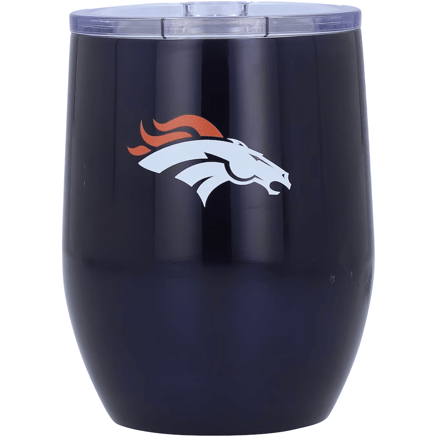 Denver Broncos 16oz Stainless Steel Travel Tumbler with Lid - ToylandEU