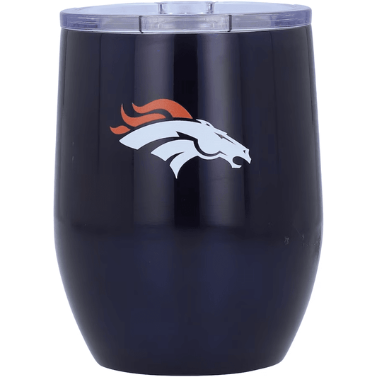 Denver Broncos 16oz Stainless Steel Travel Tumbler with Lid - ToylandEU