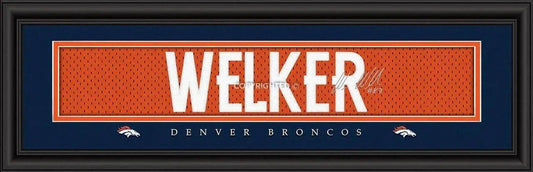  Denver Broncos 8x24 Signature Style Wes Welker Print Framed -  ToylandEU™