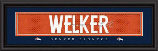  Denver Broncos 8x24 Signature Style Wes Welker Print Framed -  ToylandEU™