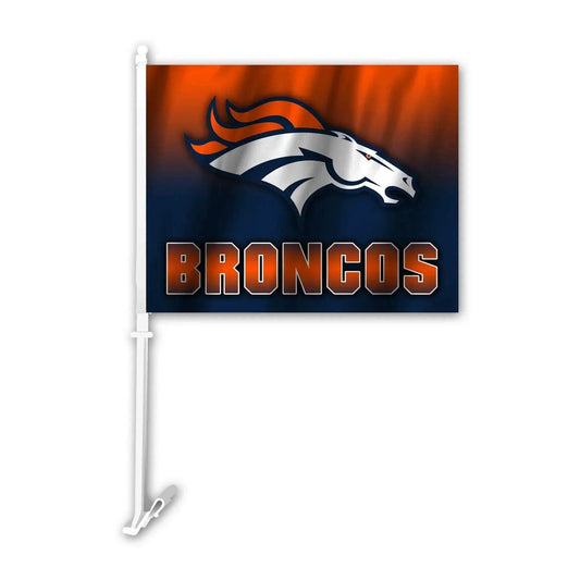  Denver Broncos Car Flag Ombre Design Banner For Vehicles -  ToylandEU™