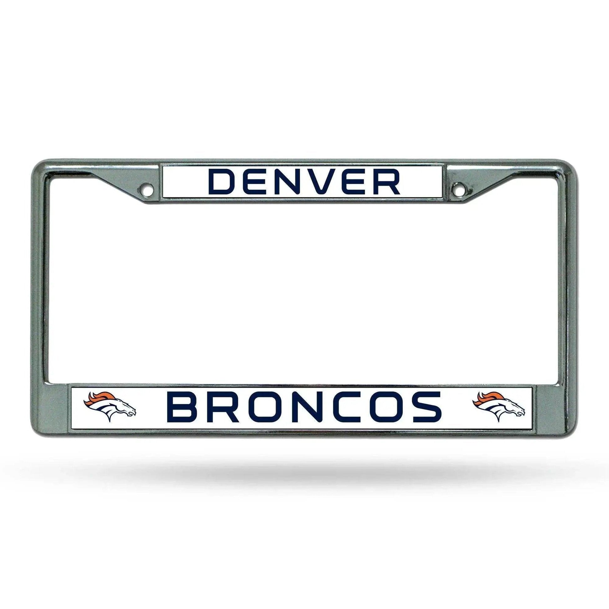  Denver Broncos Chrome License Plate Frame Licensed By Rico -  ToylandEU™