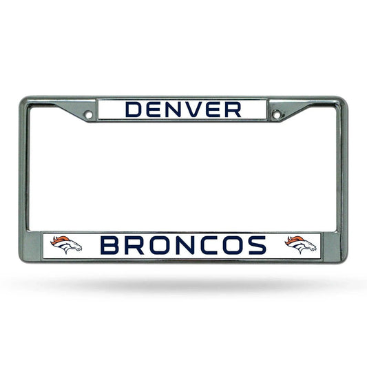  Denver Broncos Chrome License Plate Frame Licensed By Rico -  ToylandEU™
