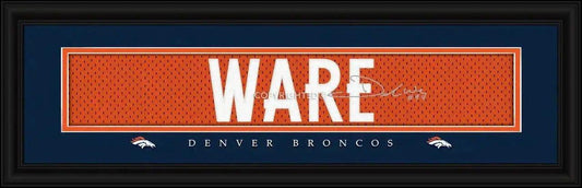  Denver Broncos DeMarcus Ware Print Signature 8x24 Framed -  ToylandEU™