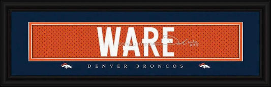  Denver Broncos DeMarcus Ware Print Signature 8x24 Framed -  ToylandEU™
