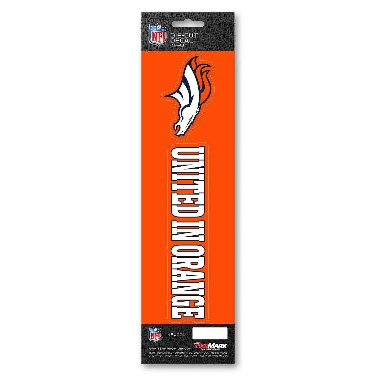  Denver Broncos Die Cut Decal Slogan Pack UV Laminated -  ToylandEU™