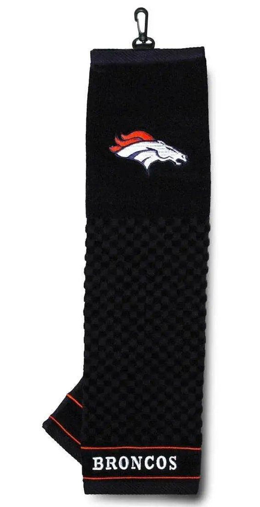 Denver Broncos Embroidered Golf Towel 16 By 22 Tri Fold -  ToylandEU™
