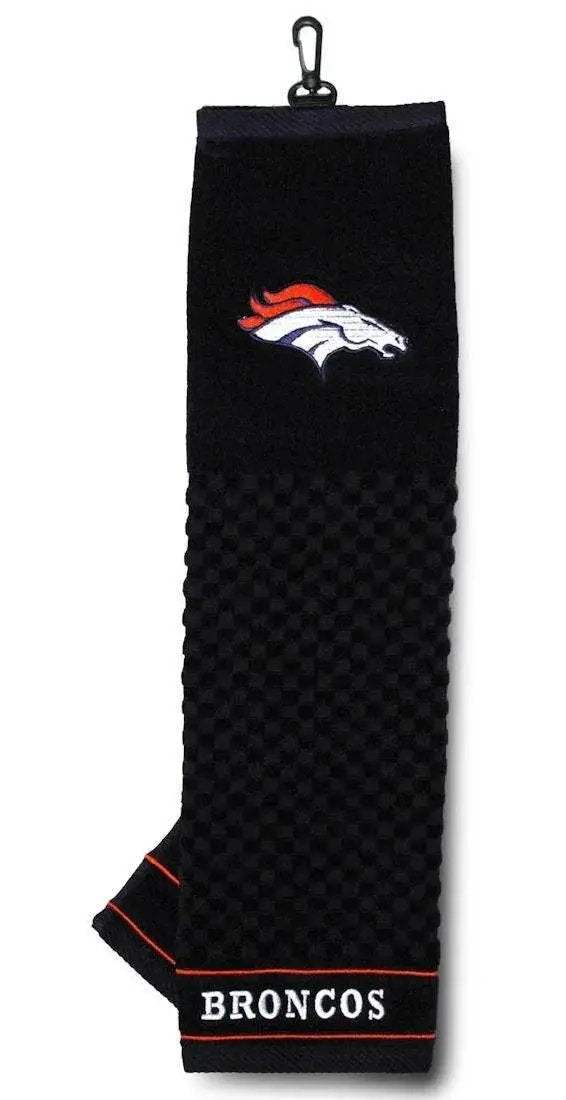  Denver Broncos Embroidered Golf Towel 16 By 22 Tri Fold -  ToylandEU™