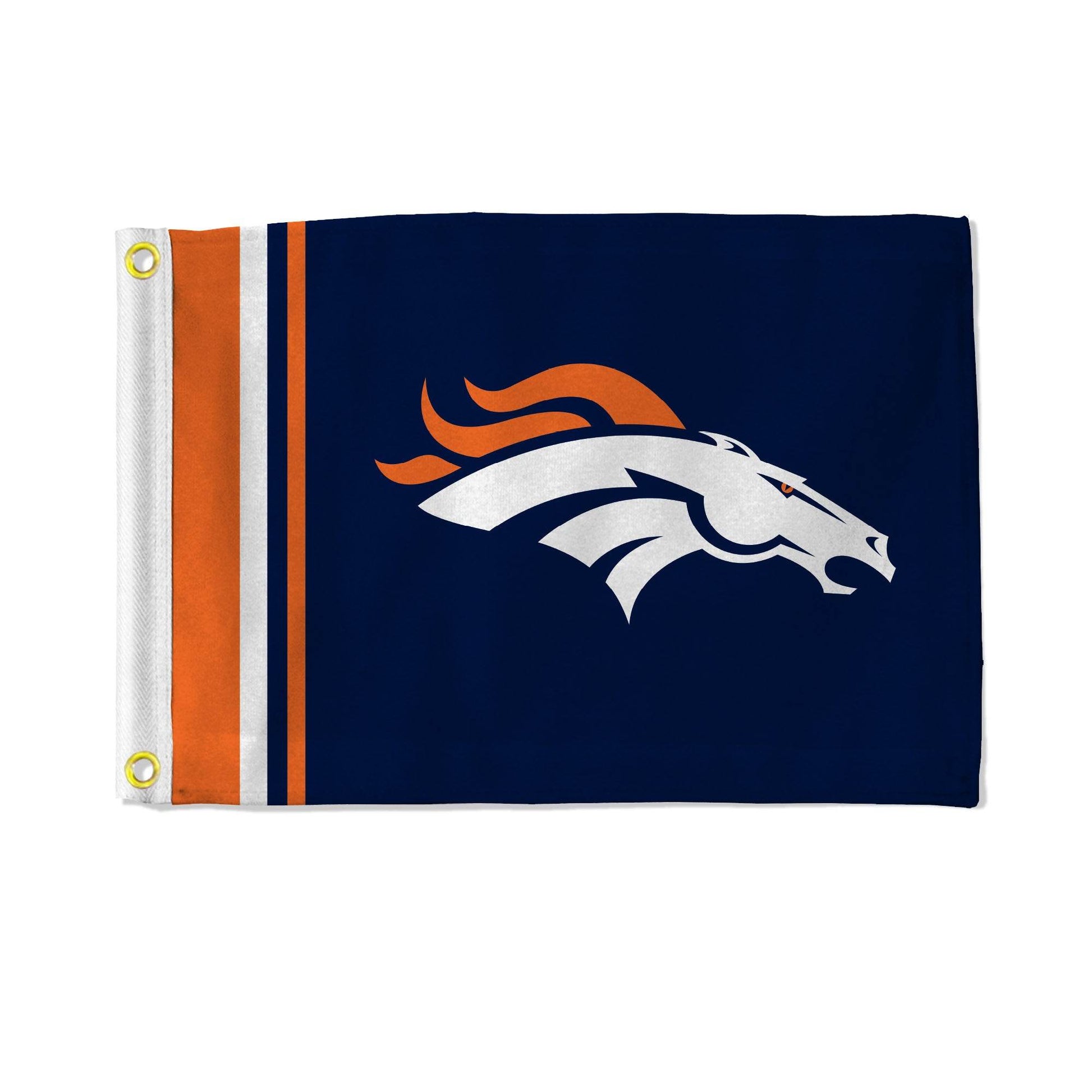 Denver Broncos Flag 12x17 Striped Utility Polyester - ToylandEU