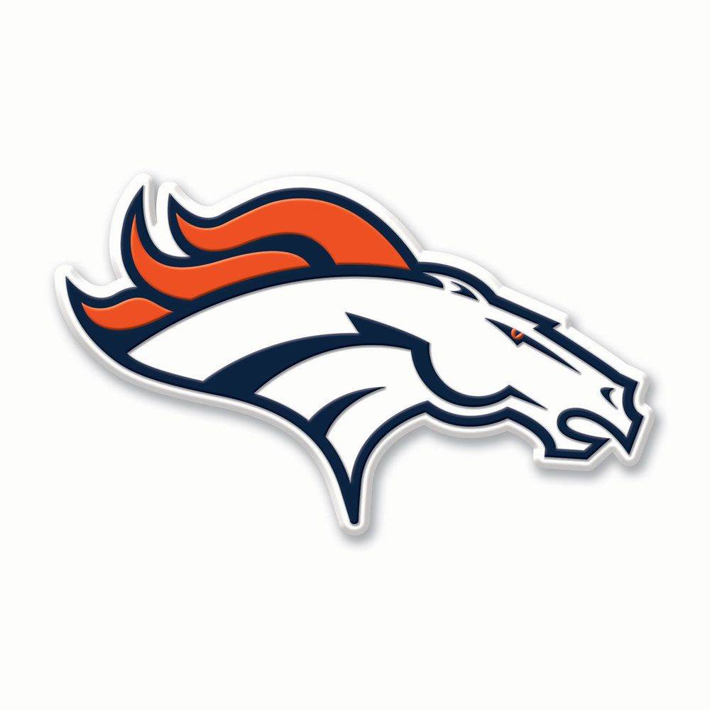 Denver Broncos Flexible Decal with PVC Adhesive Backing - ToylandEU