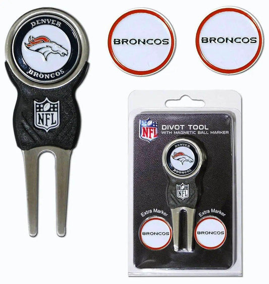  Denver Broncos Golf Divot Tool with 3 Markers -  ToylandEU™