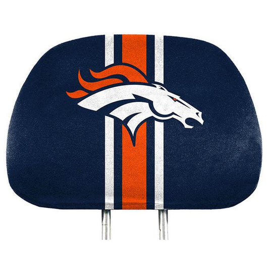 Denver Broncos Headrest Covers Full Printed Style Set - ToylandEU