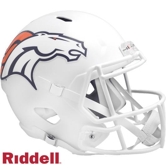 Denver Broncos Helmet Riddell Replica Full Size Speed 2024 - ToylandEU