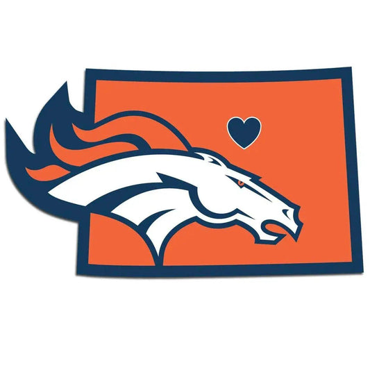  Denver Broncos Home State Pride Decal In Team Colors -  ToylandEU™