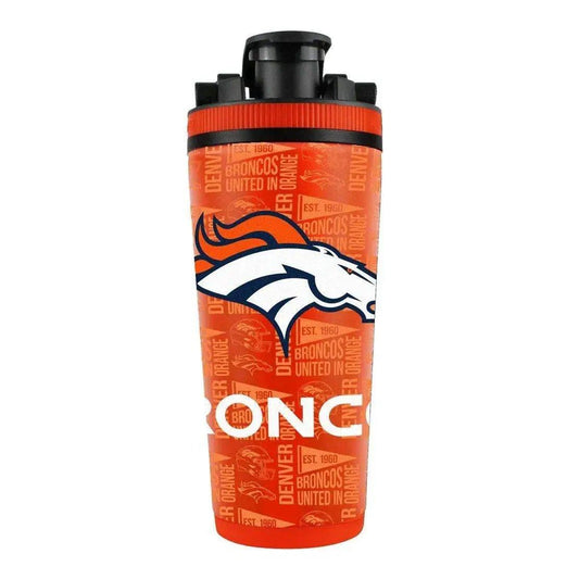  Denver Broncos Ice Shaker 26oz Stainless Steel Bottle -  ToylandEU™