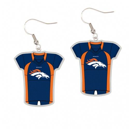 Denver Broncos Jersey Style Earrings Special Order - ToylandEU