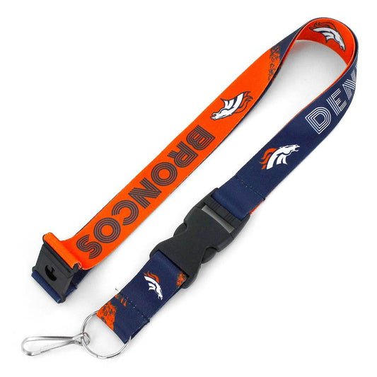 Denver Broncos Lanyard Crossfade Design Quick Release Clip - ToylandEU