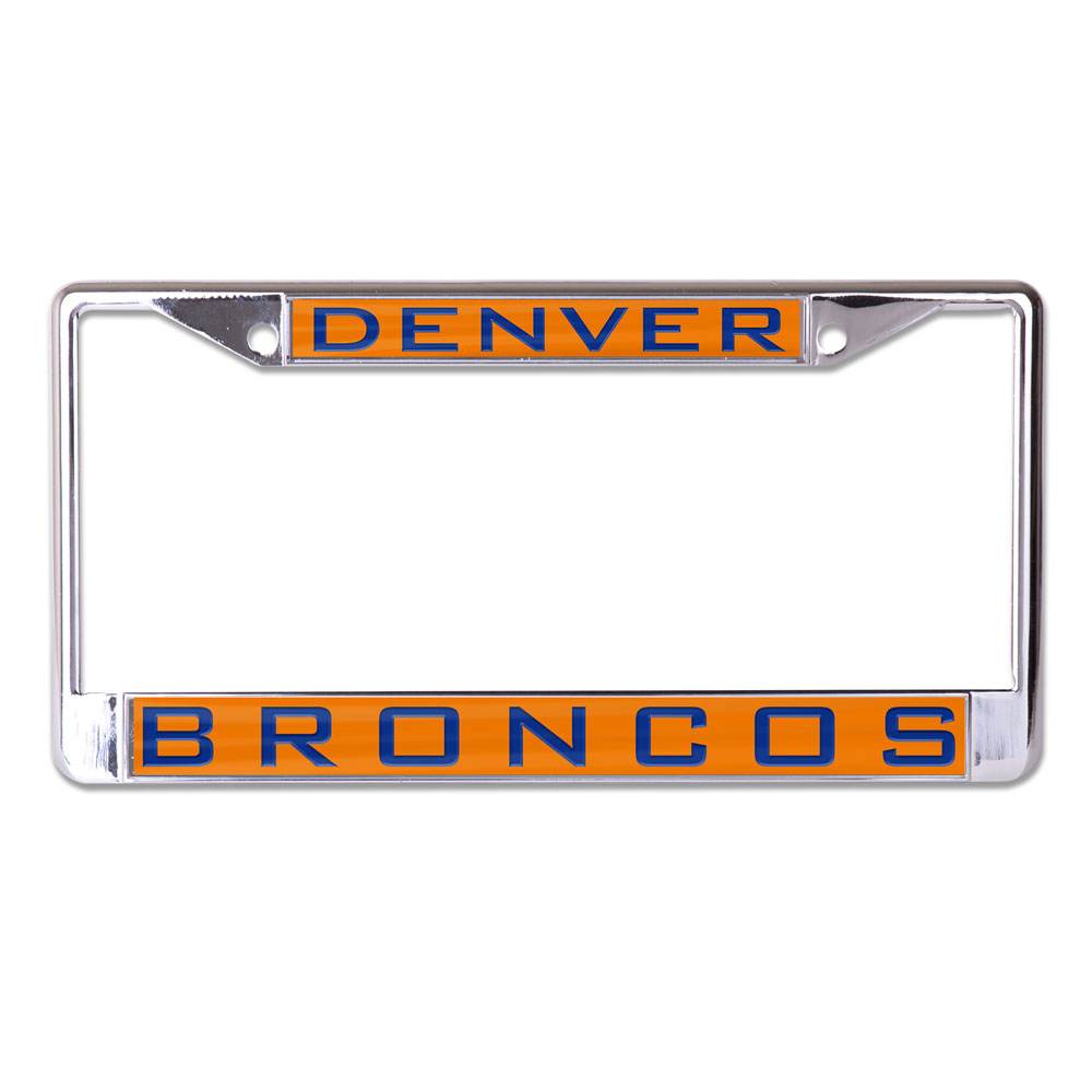 Denver Broncos License Plate Frame Inlaid Special Order - ToylandEU